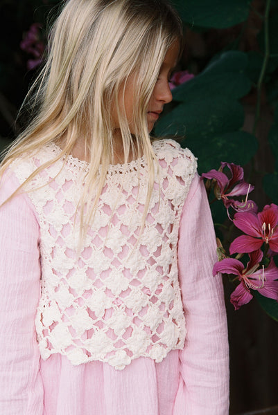 MINI POSIES CROCHET VEST