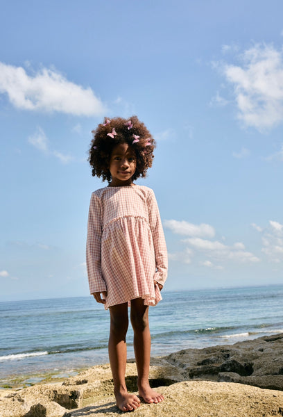 BABY DOLL GINGHAM DRESS