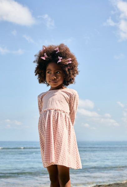 BABY DOLL GINGHAM DRESS