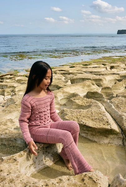 INDIA DUSTY PINK CROCHET SET